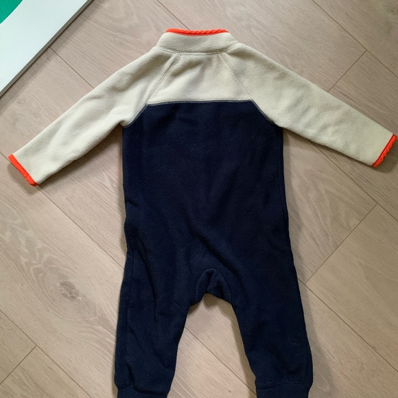 Old Navy fleece onesie - Picture 2 of 3